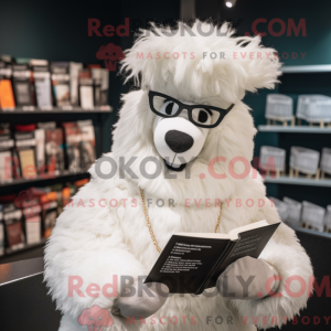White Alpaca mascot costume...