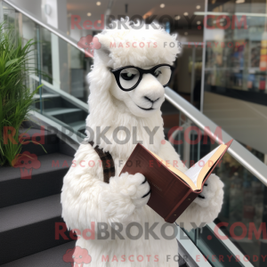 White Alpaca mascot costume...