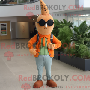 Tan Carrot mask drakt...
