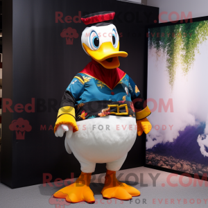 Figura de máscara de pato...