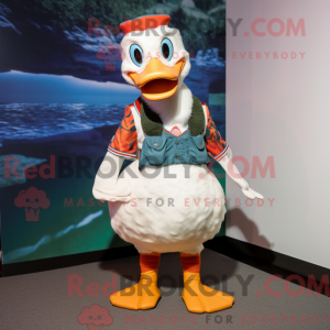 Figura de máscara de pato...