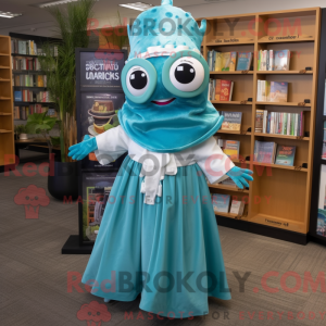 Costume de mascotte de Cyan...