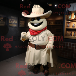 Cream Pepper mascot costume...