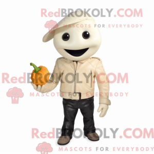 Cream Pepper maskot kostume...