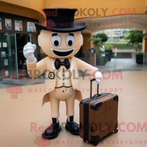 Tan Doctor mascottekostuum...