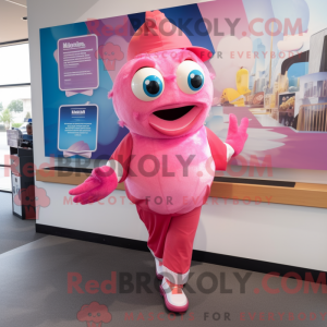 Disfraz de mascota Pink...