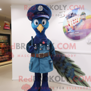 Costume mascotte de paon...