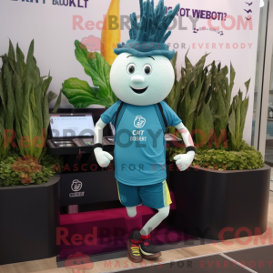 Teal Beet Maskottchen...