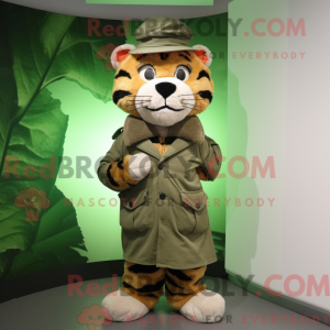 Máscara Olive Tiger com...