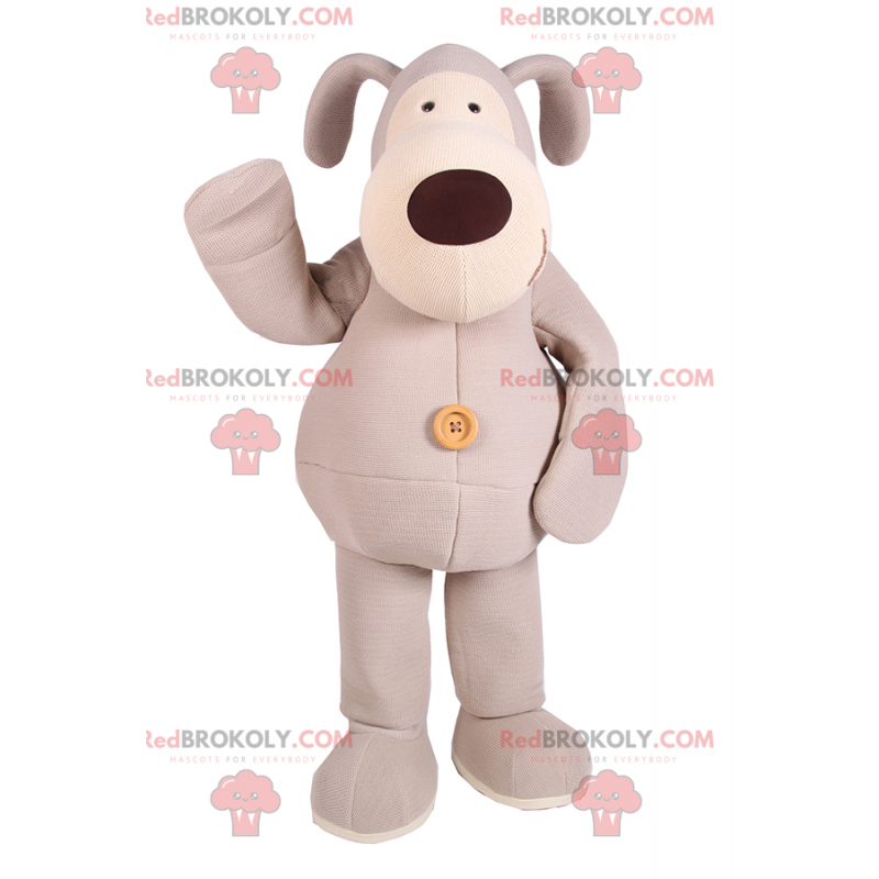 Graue Hundemaskottchendecke - Redbrokoly.com Graue Hundemaskottchendecke - Redbrokoly.com