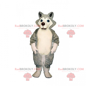 Mascotte de petit Husky - Redbrokoly.com