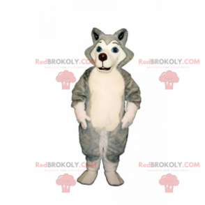 Mascote pequeno husky - Redbrokoly.com