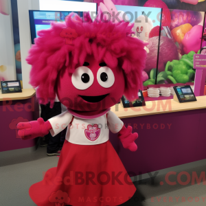 Máscara de trazer magenta...