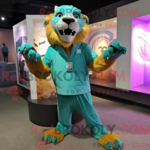 Disfraz de mascota Teal...
