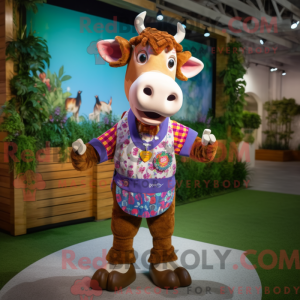 Jersey Cow-maskotdraktfigur...
