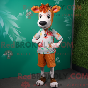 Jersey Cow-maskotdraktfigur...