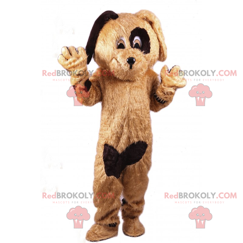 Mascotte de chiot avec tache a l'œil - Redbrokoly.com