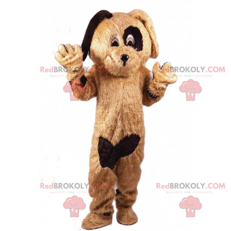 Welpenmaskottchen mit Augenfleck - Redbrokoly.com
