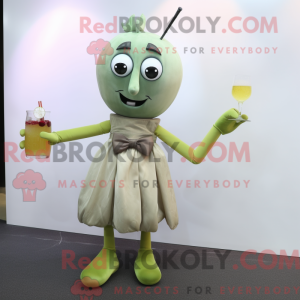 Olive Ice mascot costume...