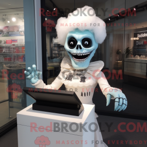 White Undead mascot costume...