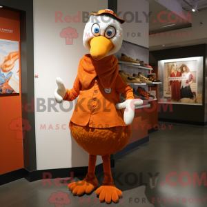 Oranje Turkije mascotte...