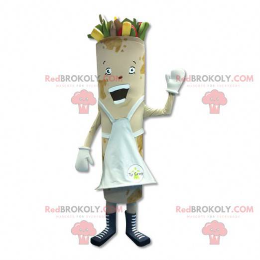 Mascota de lumpia rollito de primavera - Redbrokoly.com