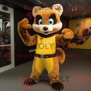Yellow Marten mascot...