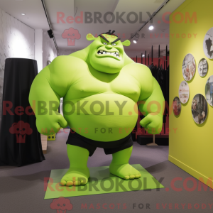 Limegrønn...