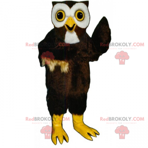 Mascota búho con ojos grandes - Redbrokoly.com