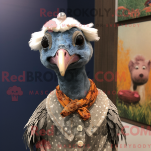 Perlhuhn-Maskottchen-Kostüm...