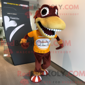 Rust Spinosaurus mascot...