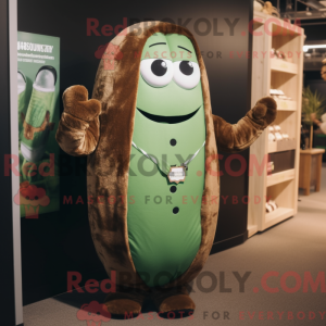 Disfraz de mascota de Brown...