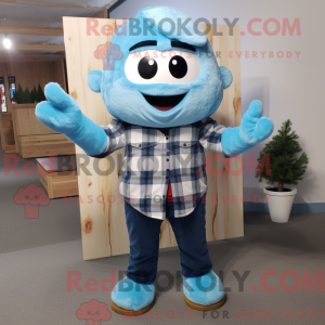 Disfraz de mascota Sky Blue...