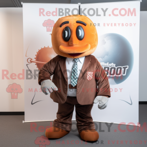 Rust Rugby Ball mascot...