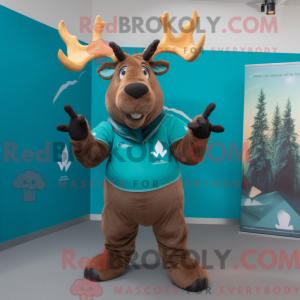 Costume de mascotte d élan...