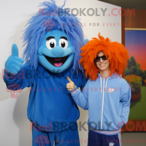 Blue Jambalaya mascot...