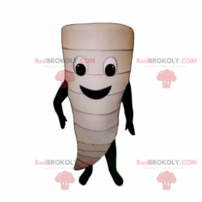 Chrysalis Maskottchen mit lächelndem Gesicht - Redbrokoly.com