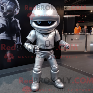 Silver American Football...