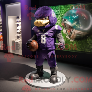 Purple American Football...