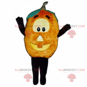 Mascota de calabaza con cara de Halloween - Redbrokoly.com