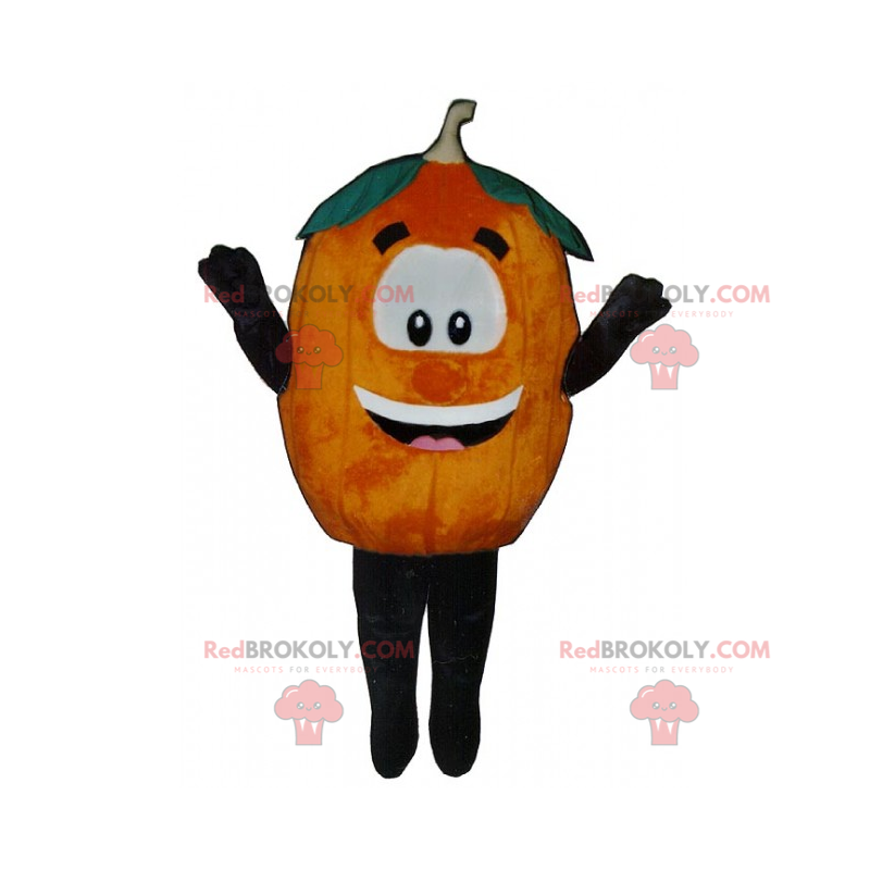 Pompoenmascotte met lachend gezicht - Redbrokoly.com Pompoenmascotte met lachend gezicht - Redbrokoly.com