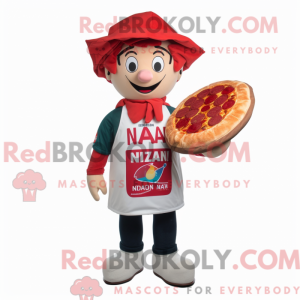 Máscara de pizza com...