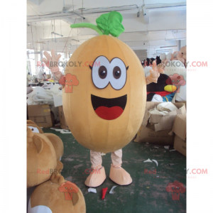 Mascotte de citrouille souriante - Redbrokoly.com