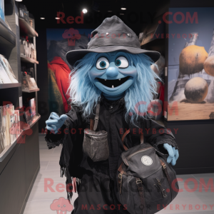 Black Witch-mascottekostuum...