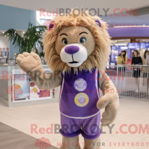 Disfraz de mascota del león...