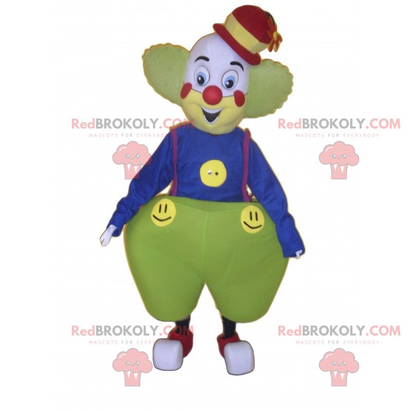 Mascotte de clown au pantalon large - Redbrokoly.com Mascotte de clown au pantalon large - Redbrokoly.com