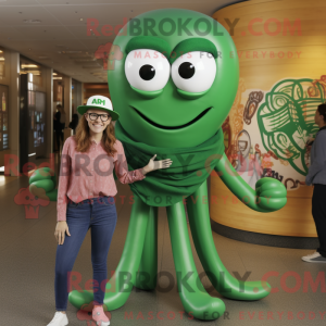 Forest Green Squid mascot...