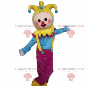 Mascota payaso con campanas de capó - Redbrokoly.com