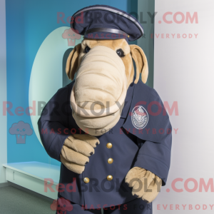 Disfraz de mascota de mamut...