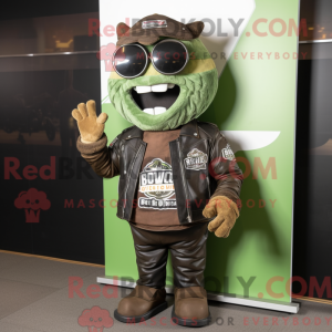 Olive Bbq Ribs mascot...